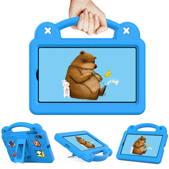For Walmart Onn 7.0 Gen4 2024 Handle Kickstand Children EVA Shockproof Tablet Case(Sky Blue)