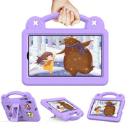 For Walmart Onn 7.0 Gen4 2024 Handle Kickstand Children EVA Shockproof Tablet Case(Light Purple)