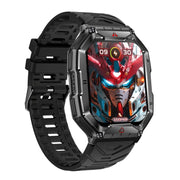 KR82 2.1 inch Color Screen Smart Watch, Support Bluetooth Call / Wellness Tracking(Black)
