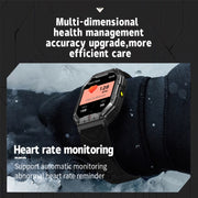 KR82 2.1 inch Color Screen Smart Watch, Support Bluetooth Call / Wellness Tracking(Black)