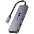 T-508 4-in-1 Type-C Docking Station USB 3.2 Hub Notebook Tablet Smartphone Splitter Converter - USB HUB by PMC TechLife | Online Shopping South Africa | PMC TechLife | Buy Now Pay Later Mobicred