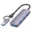 T203 USB + Type-C 3.0 Converter Hub 5Gbps USB 3.0 Data Transfer Adapter for Laptop / Tablet PC - USB 3.0 HUB by PMC TechLife | Online Shopping South Africa | PMC TechLife | Buy Now Pay Later Mobicred