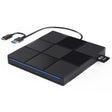 009 With USB Port for Laptop Computer External DVD Drive USB 3.0+Typle-C Adapter - Rewritable Drive by PMC TechLife | Online Shopping South Africa | PMC TechLife | Buy Now Pay Later Mobicred