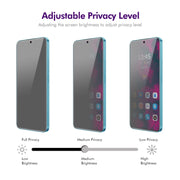 For Tecno Spark 20 2pcs ENKAY Hat-Prince 28 Degree Anti-peeping Privacy Tempered Glass Film