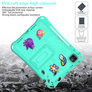 For iPad Air 11 2025 / 2024 Hi Baby EVA Full Body Tablet Case with Strap(Mint Green)