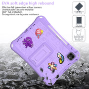 For iPad Pro 11 2024 Hi Baby EVA Full Body Tablet Case with Strap(Light Purple)