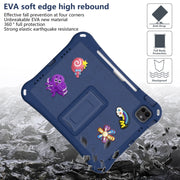 For iPad Pro 11 2024 Hi Baby EVA Full Body Tablet Case with Strap(Navy Blue)