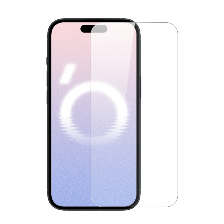 For iPhone 16 Plus NORTHJO 2pcs A++ Screen Protector Tempered Glass Film with Installation Frame