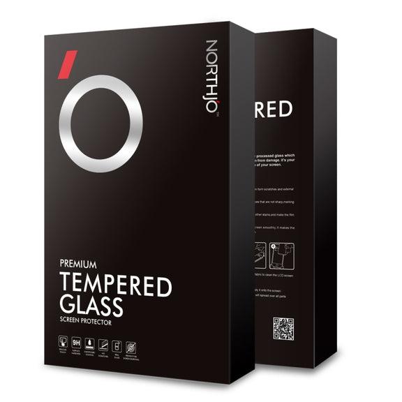 For iPhone 16 Plus NORTHJO 2pcs A++ Screen Protector Tempered Glass Film with Installation Frame