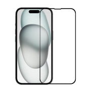For iPhone 15 Plus NORTHJO 2pcs A++ Tempered Glass Film with Installation Frame