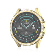 For Samsung Galaxy Watch 7 40mm Single Diamond Hollow PC Watch Protective Case(Gold) - Watch Cases by PMC TechLife | Online Shopping South Africa | PMC TechLife | Buy Now Pay Later Mobicred