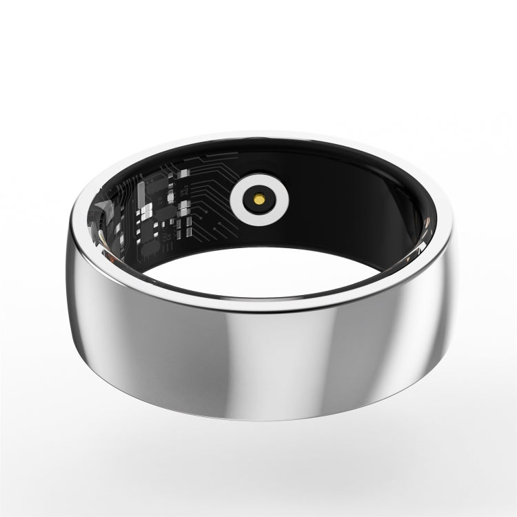 R09M SIZE 20 Smart Ring, Support Wellness Tracking / Care For Families(Silver)