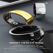 R09M SIZE 20 Smart Ring, Support Wellness Tracking / Care For Families(Silver)