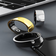 R09M SIZE 20 Smart Ring, Support Wellness Tracking / Care For Families(Black)