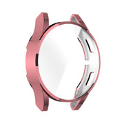 For Samsung Galaxy Watch FE 40mm Full Coverage TPU Electroplated Watch Protective Case(Pink)
