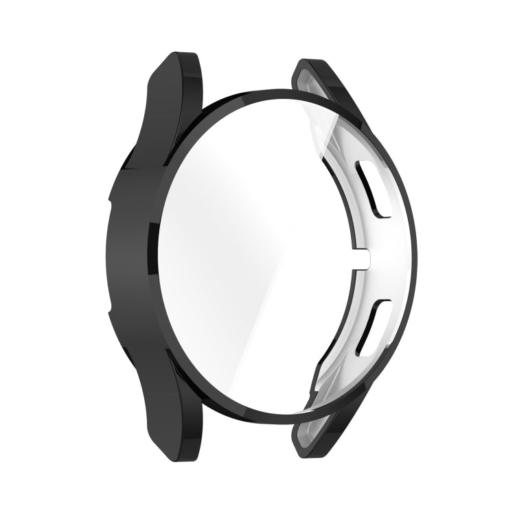 For Samsung Galaxy Watch FE 40mm Full Coverage TPU Electroplated Watch Protective Case(Black)