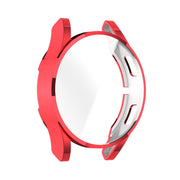 For Samsung Galaxy Watch FE 40mm Full Coverage TPU Electroplated Watch Protective Case(Red)