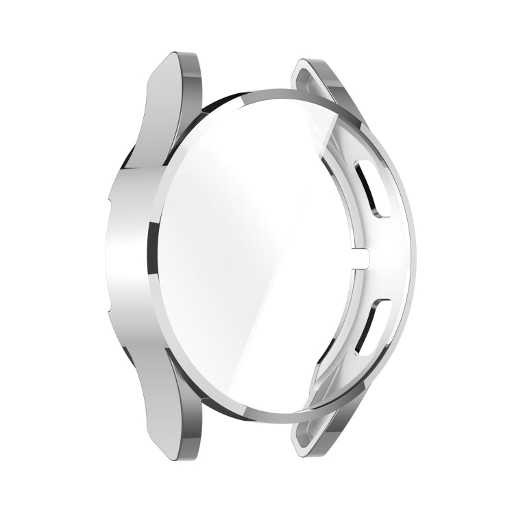 For Samsung Galaxy Watch FE 40mm Full Coverage TPU Electroplated Watch Protective Case(Sliver)