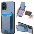 For Motorola Moto G Play 2024 4G Carbon Fiber Vertical Flip Wallet Stand Phone Case(Blue) - Motorola Cases by PMC TechLife | Online Shopping South Africa | PMC TechLife | Buy Now Pay Later Mobicred