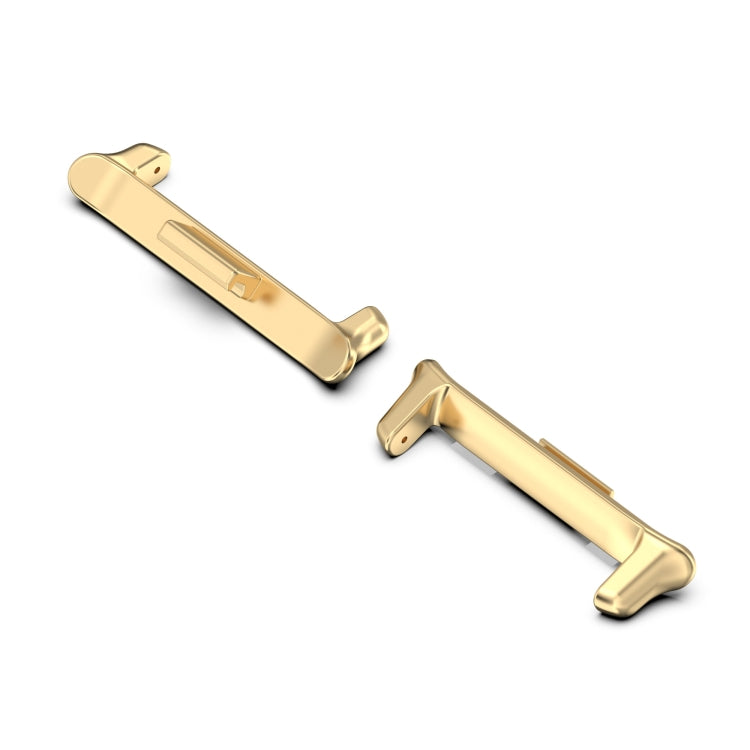 For vivo Watch GT 22mm 1 Pair Metal Watch Band Connector(Gold)