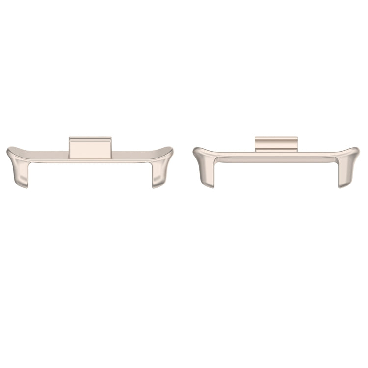 For vivo Watch GT 22mm 1 Pair Metal Watch Band Connector(Starlight)