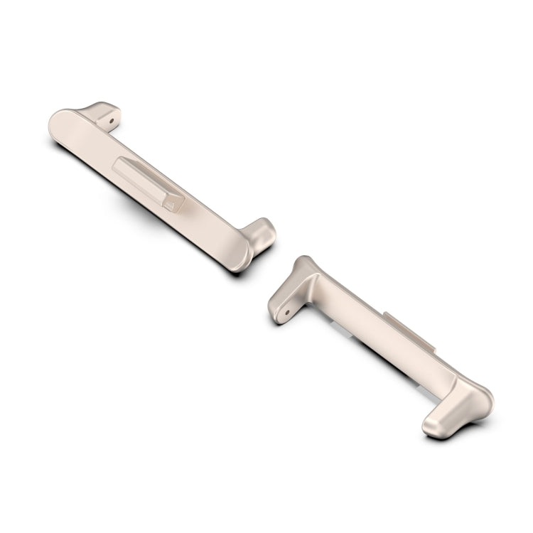 For vivo Watch GT 22mm 1 Pair Metal Watch Band Connector(Starlight)