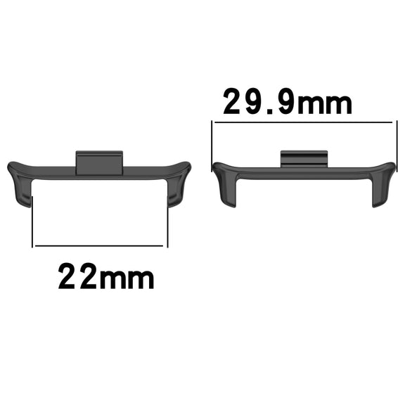 For vivo Watch GT 22mm 1 Pair Metal Watch Band Connector(Gold)