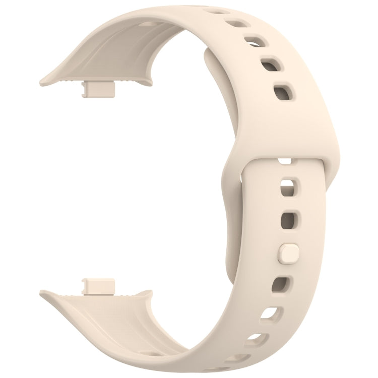 For vivo Watch GT Silicone Watch Band(Ivory White)