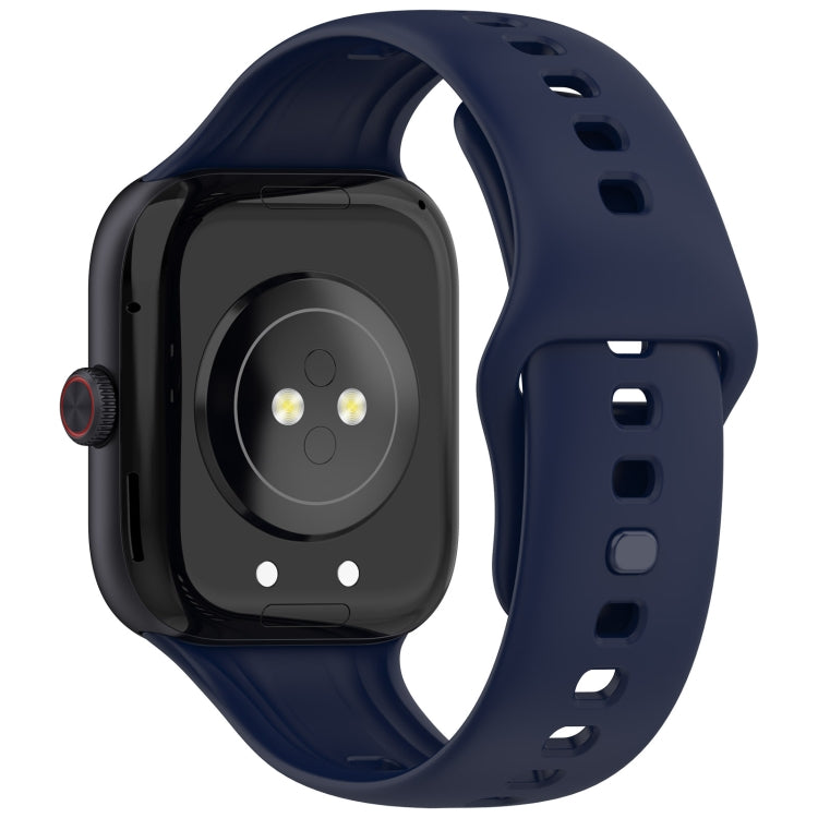 For vivo Watch GT Silicone Watch Band(Dark Blue)