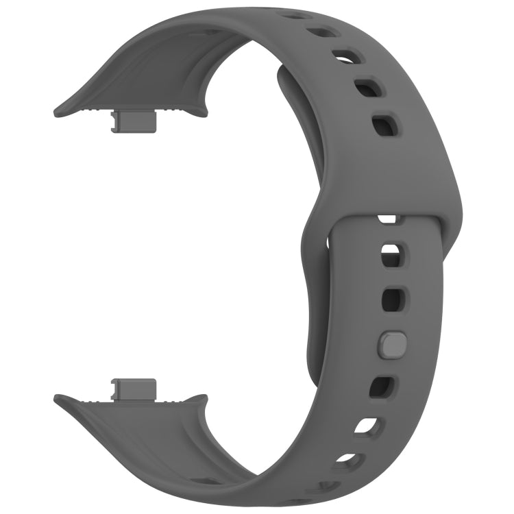 For vivo Watch GT Silicone Watch Band(Dark Gray)