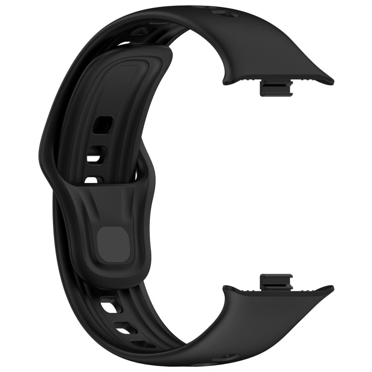 For vivo Watch GT Silicone Watch Band(Black)