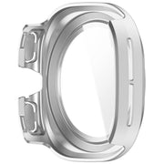 For Samsung Galaxy Watch Ultra 47mm Tempered Film Integrated Water-resistant PC Watch Protective Case(Silver)