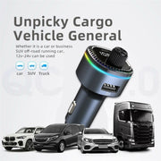 C58 Car MP3 Music Player Type-C + USB Car Charger Bluetooth Adapter FM Transmitter