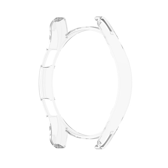 For Samsung Galaxy Watch FE 40mm Half Pack Hollow PC Watch Protective Case(Transparent)