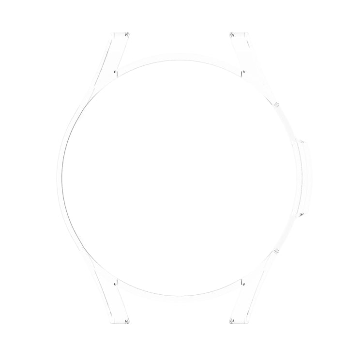 For Samsung Galaxy Watch FE 40mm Half Pack Hollow PC Watch Protective Case(Transparent)