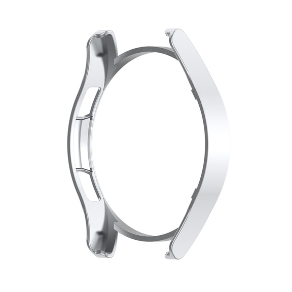 For Samsung Galaxy Watch FE 40mm Half Pack Hollow PC Watch Protective Case(Silver)