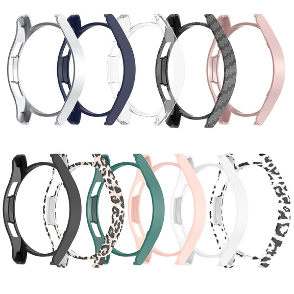 For Samsung Galaxy Watch FE 40mm Half Pack Hollow PC Watch Protective Case(Transparent)