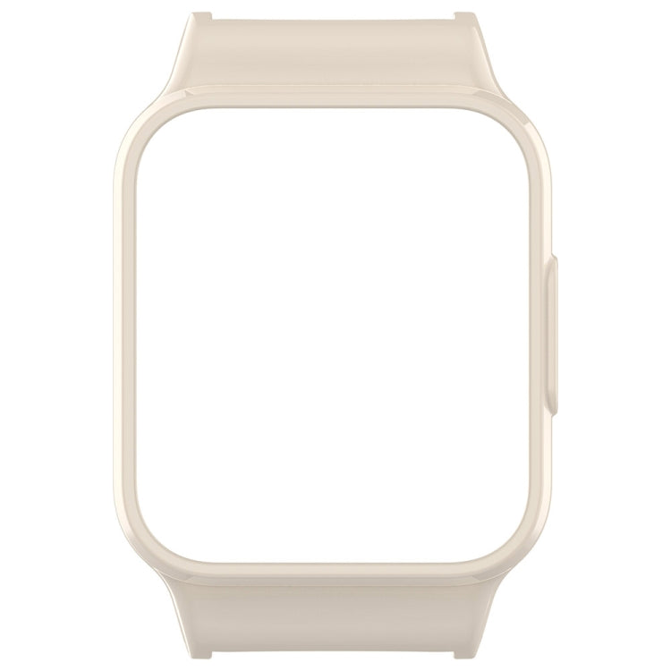 For Redmi Watch 4 Half Pack PC Watch Protective Case(Creamy White)