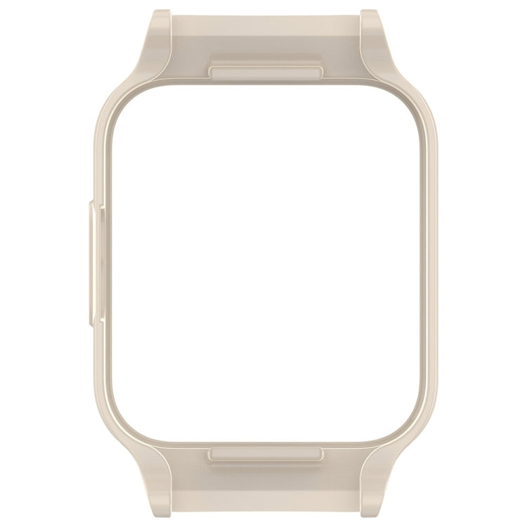 For Redmi Watch 4 Half Pack PC Watch Protective Case(Creamy White)