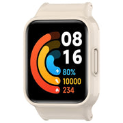 For Redmi Watch 3 Half Pack PC Watch Protective Case(Creamy White)