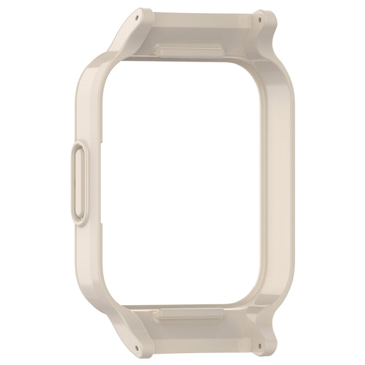 For Redmi Watch 2 Half Pack PC Watch Protective Case(Creamy White)