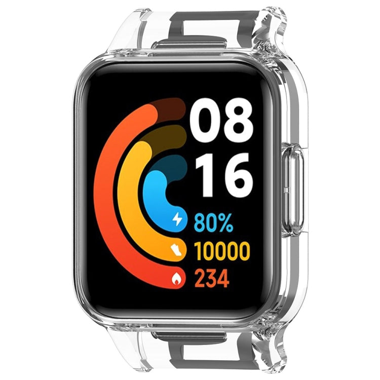 For Redmi Watch 2 Half Pack PC Watch Protective Case(Transparent)