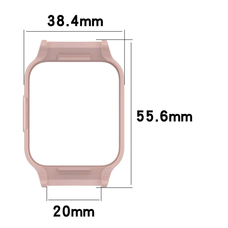 For Redmi Watch 4 Half Pack PC Watch Protective Case(Black)