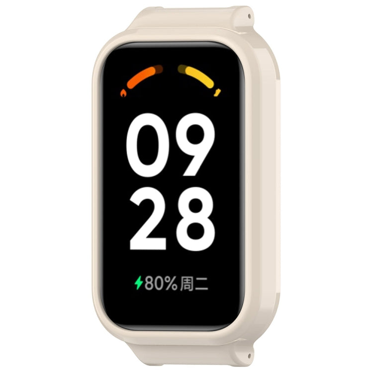 For Redmi Band 2 Half Pack PC Watch Protective Case(Creamy White)