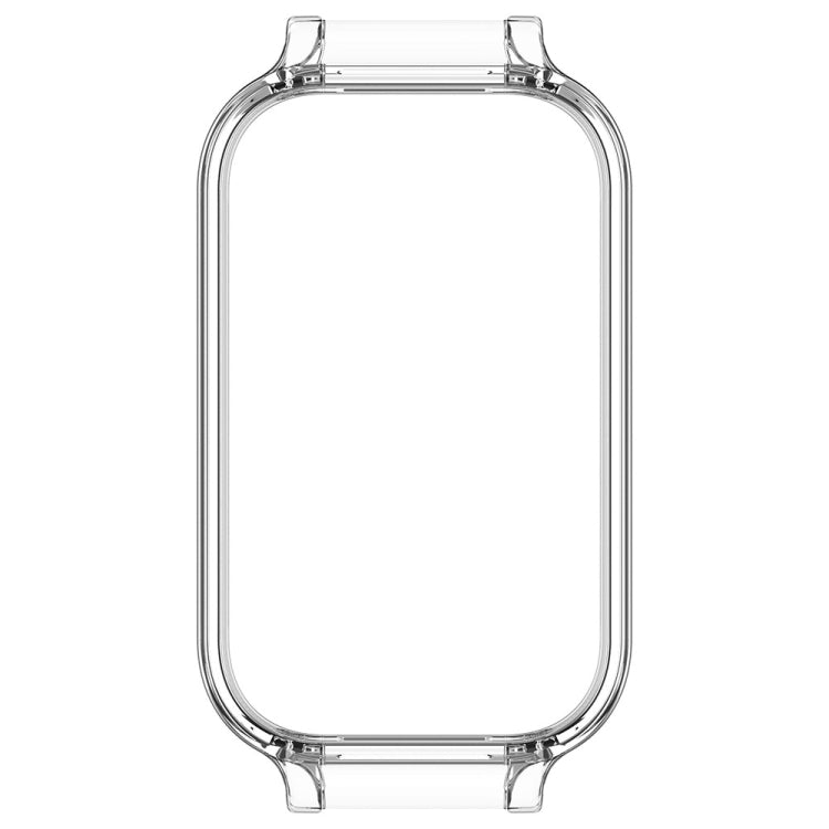 For Redmi Band 2 Half Pack PC Watch Protective Case(Transparent White)