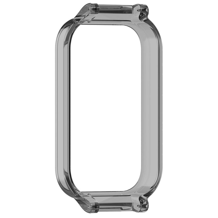 For Redmi Band 2 Half Pack PC Watch Protective Case(Transparent Black)