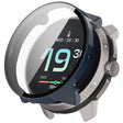 For Suunto Race PC + Tempered Glass Film Integrated Watch Protective Case(Deep Blue) - Watch Case by PMC TechLife | Online Shopping South Africa | PMC TechLife | Buy Now Pay Later Mobicred