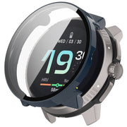 For Suunto Race PC + Tempered Glass Film Integrated Watch Protective Case(Deep Blue)
