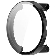 For Suunto Race PC + Tempered Glass Film Integrated Watch Protective Case(Black)