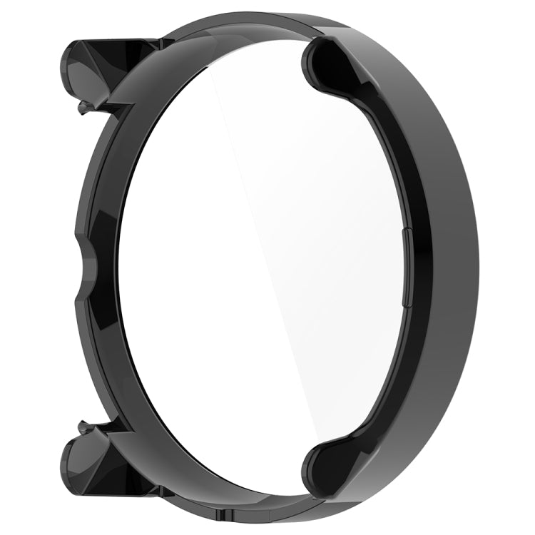 For Suunto Race PC + Tempered Glass Film Integrated Watch Protective Case(Black)